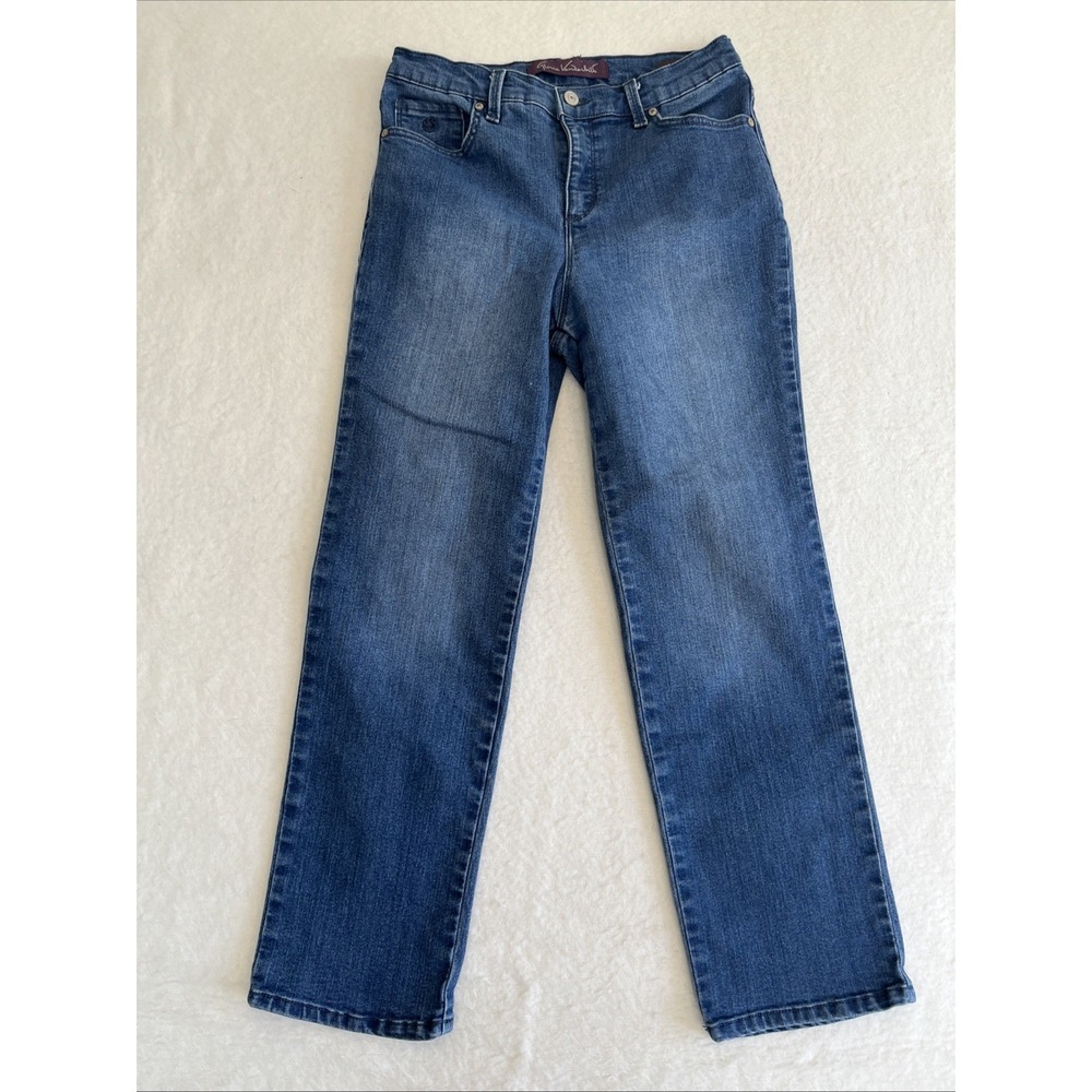 Gloria‎ Vanderbilt Amanda Jeans Women's Petite 8PS Stretch Blue